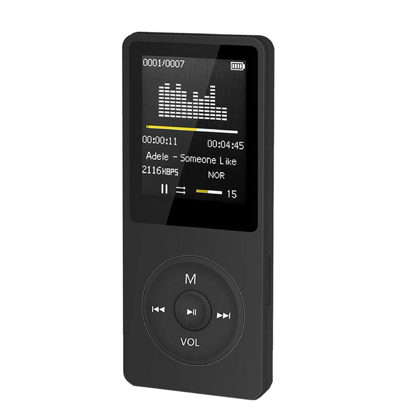 MP3 Player LCD Screen FM Radio Video Hifi Player Games Movies E-Books Music Players Built Microphone