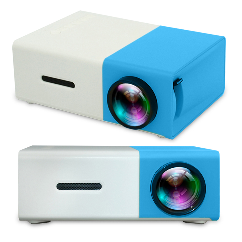 Projector 480x320 Pixels Supports 1080P YG-300 HDMI USB Audio Portable Projector Media Video player