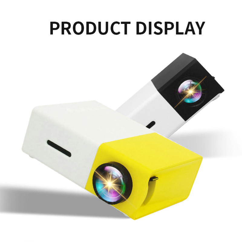 Projector 480x320 Pixels Supports 1080P YG-300 HDMI USB Audio Portable Projector Media Video player