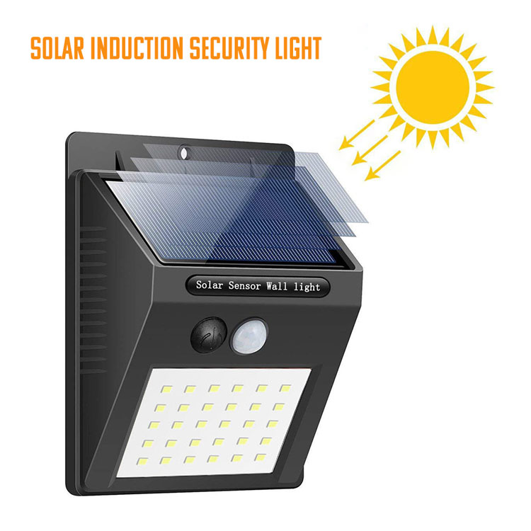 100/30 LED Solar Light  Solar Powered Light  Wall Lamp Waterproof PIR Motion Sensor Garden Lamp  PIR Motion Sensor Garden Light Solar Powered Sunlight LED Lighting