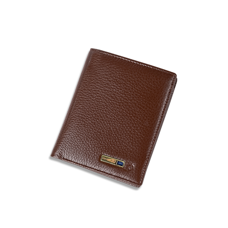 Wallet Finder Smart Tracker GPS Men Genuine Leather Recharge Anti Lost Intelligent Bluetooth Wallets
