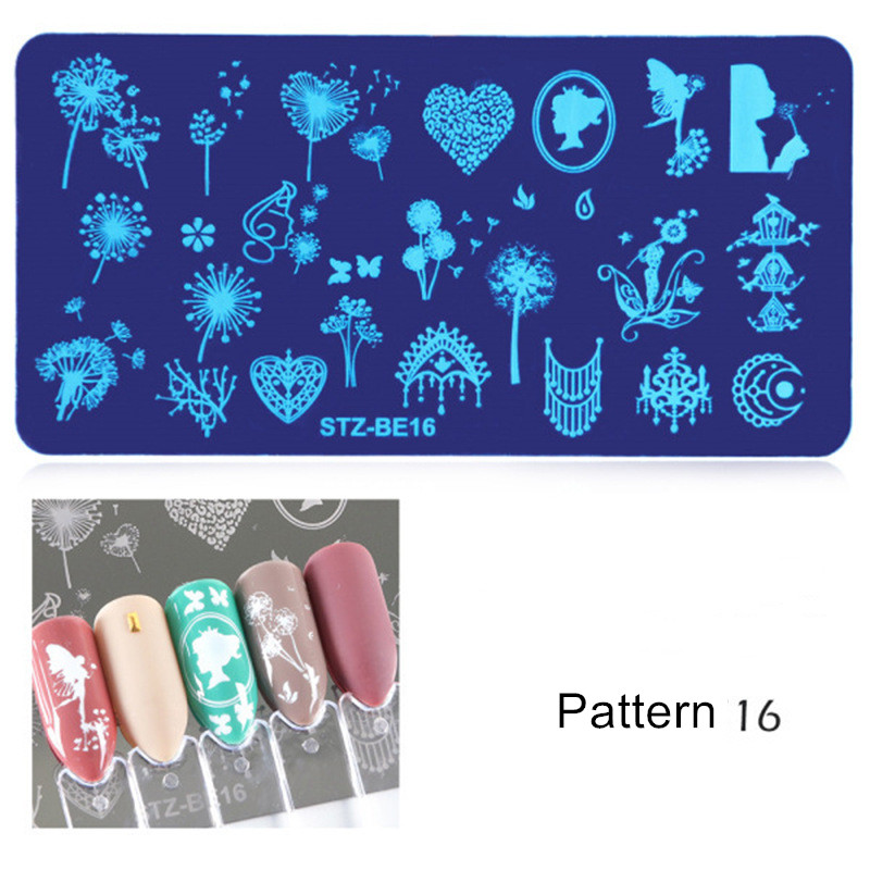Generic Nail Plate 1pc Nail Art Stamping Plate Nail Art Tools Multiple Pattern Manicure DIY Beauty view 5