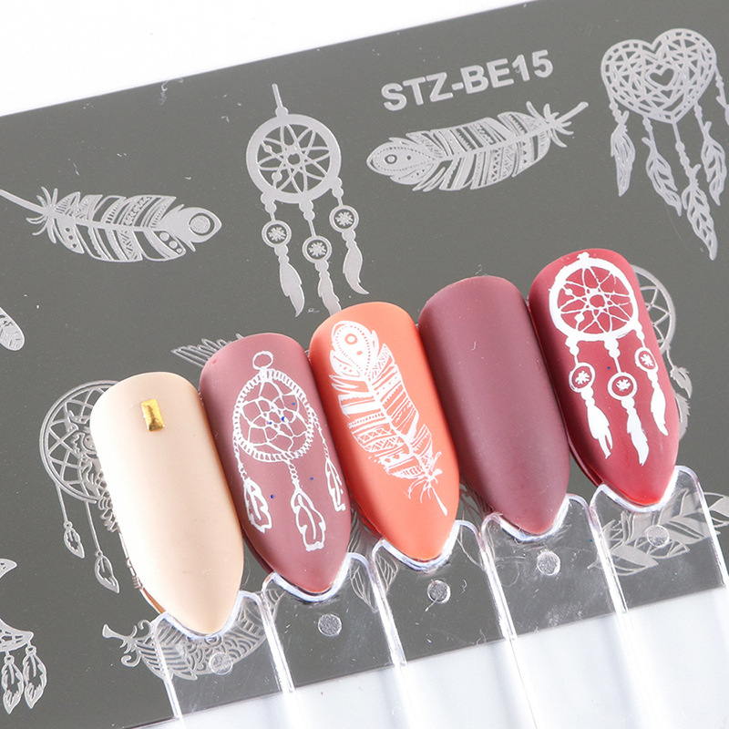 Generic Nail Plate 1pc Nail Art Stamping Plate Nail Art Tools Multiple Pattern Manicure DIY Beauty view 2