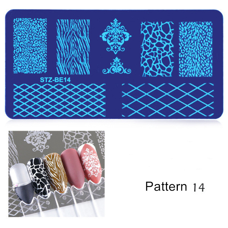 Generic Nail Plate 1pc Nail Art Stamping Plate Nail Art Tools Multiple Pattern Manicure DIY Beauty view 7