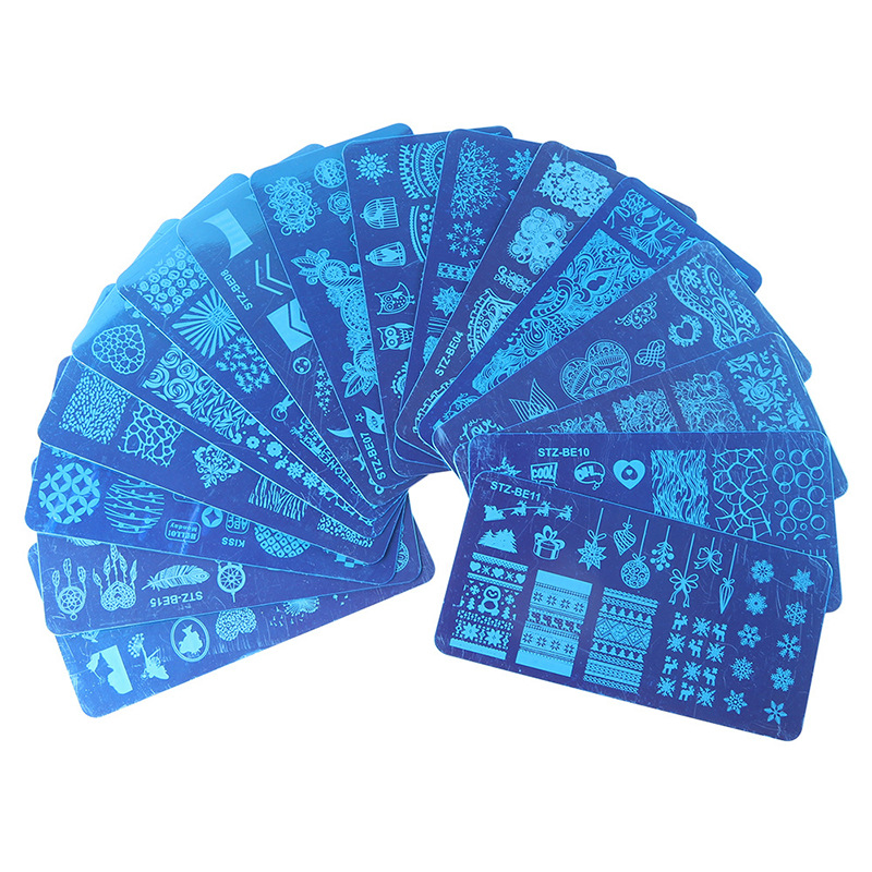 Generic Nail Plate 1pc Nail Art Stamping Plate Nail Art Tools Multiple Pattern Manicure DIY Beauty view 4