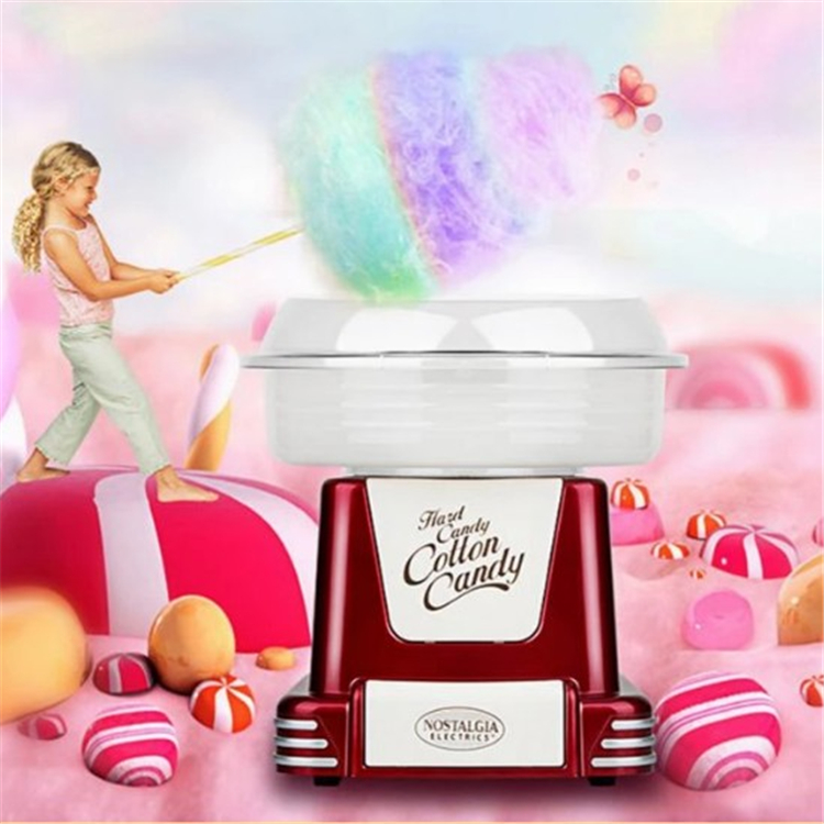 Children Cotton Candy Machine Home Kitchen Retro Automatic Electric Cotton Candy Maker Home Made Electric Cotton Candy