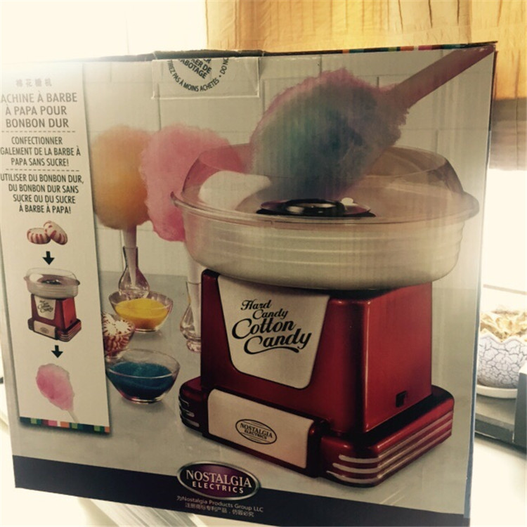 Children Cotton Candy Machine Home Kitchen Retro Automatic Electric Cotton Candy Maker Home Made Electric Cotton Candy