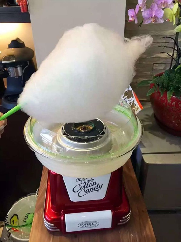 Children Cotton Candy Machine Home Kitchen Retro Automatic Electric Cotton Candy Maker Home Made Electric Cotton Candy