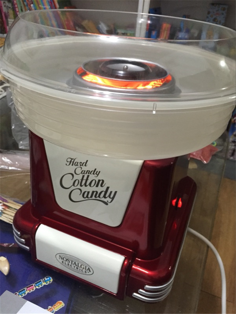 Children Cotton Candy Machine Home Kitchen Retro Automatic Electric Cotton Candy Maker Home Made Electric Cotton Candy