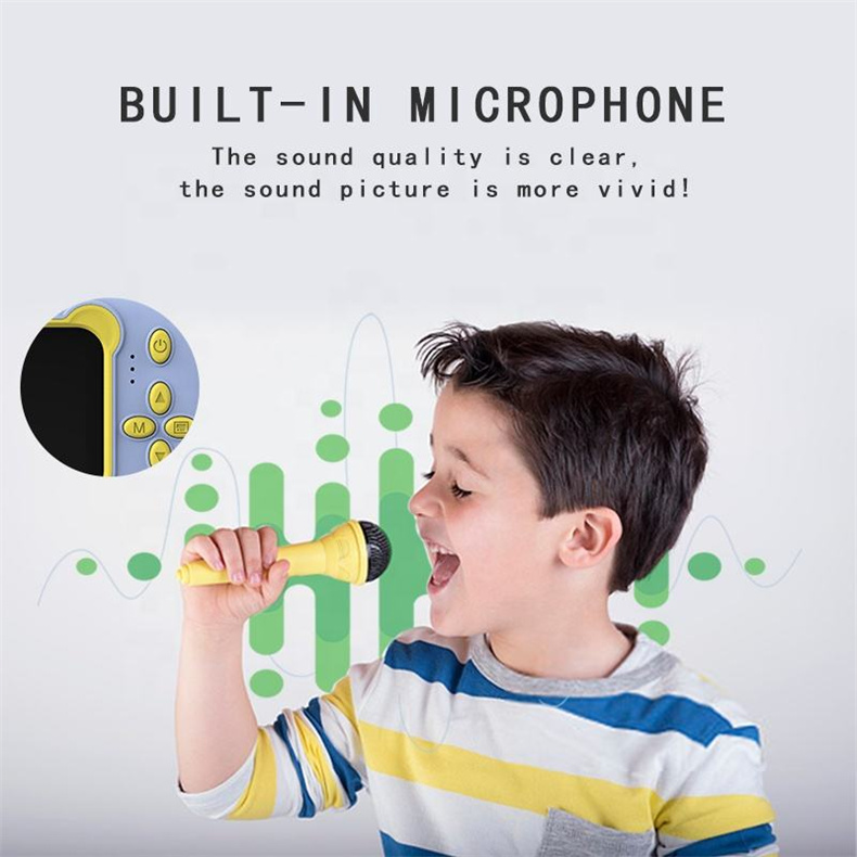 Kids Digital Camera 32G Storage Build in Microphone 2 inch Mini HD Screen 1080P Projection Video Camera Toys Gifts Children's Day