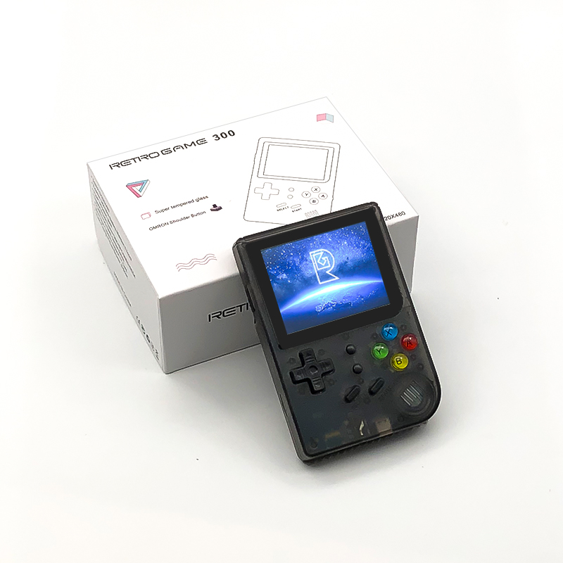 New Retro RG300 Game Console IPS Screen 3000 Video Games 32G TF Double System RG 300 Portable Handheld Consola Player Consolas