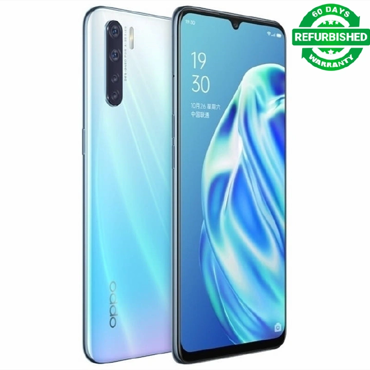 Refurbished Phones Original OPPO A91 128GB Storage 8GB RAM 48MP+16MP Camera In-Display Fingerprint unlock Dual 4G Nework 4025mAh Battery 6.4" Screen