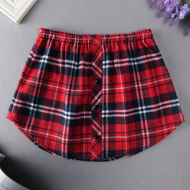 2021 Women Skirts Fashion Detachable Underskirt False Shirt Tail Adjustable Layering Skirts