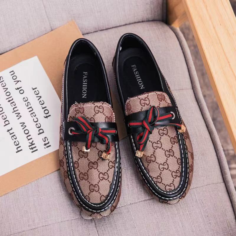 Mens Luxury Designer Plush Microfiber Faux Suede Slip On Loafer Driving Shoes