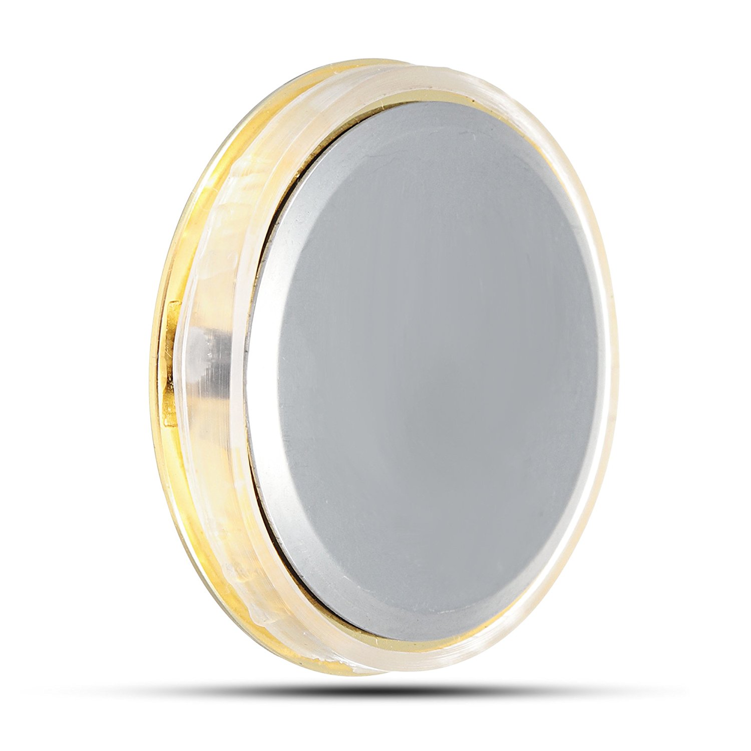 Mini Clock Insert Quartz Movement Round 1 7/16" (35mm) Miniature Clock Fit Up Gold Tone Dial Roman