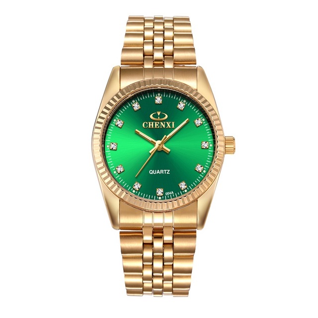 Men Gold Watch Male Stainless Steel Quartz Golden men's Wristwatches Quartz-Watches Gift Clock