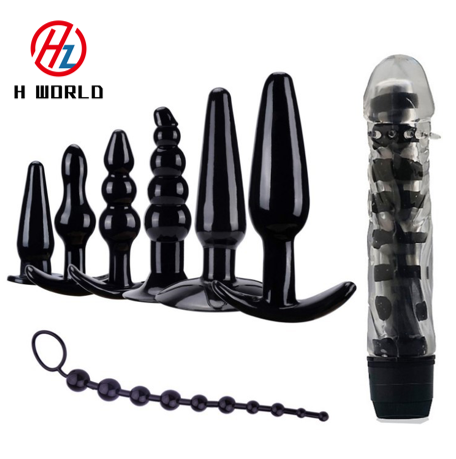 HW 3/8 Pieces Large BÜTT PlÜG Luxury Anal Dildo slim tapered head & variant shaft sex toys