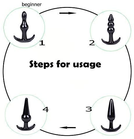 HW 3/8 Pieces Large BÜTT PlÜG Luxury Anal Dildo slim tapered head & variant shaft sex toys - image 3