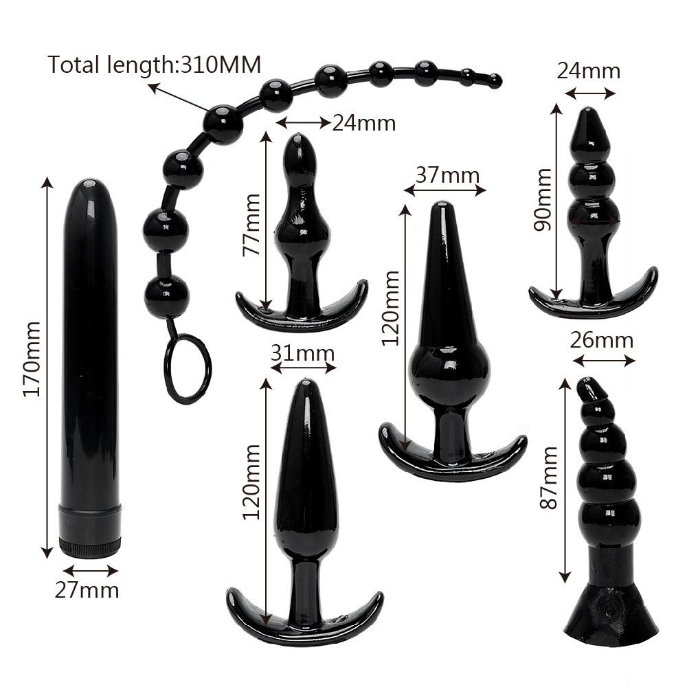 HW 3/8 Pieces Large BÜTT PlÜG Luxury Anal Dildo slim tapered head & variant shaft sex toys - image 2