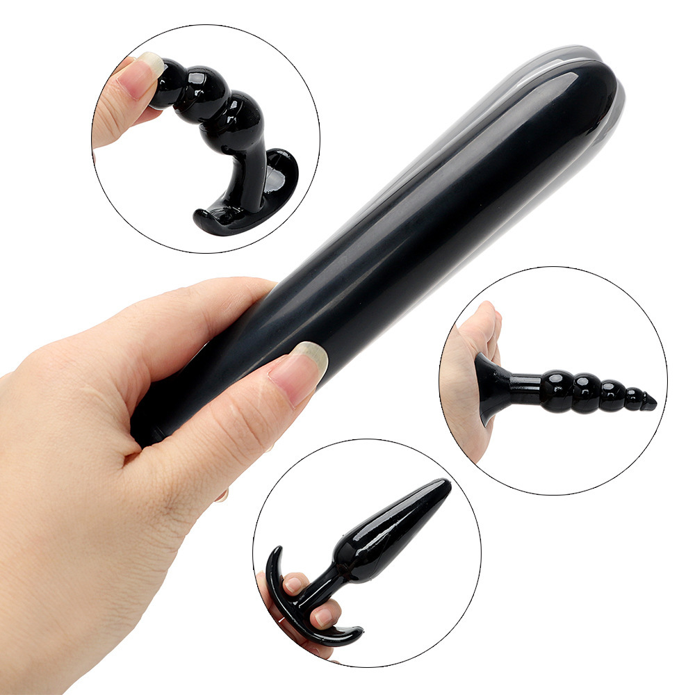 HW 3/8 Pieces Large BÜTT PlÜG Luxury Anal Dildo slim tapered head & variant shaft sex toys - image 5