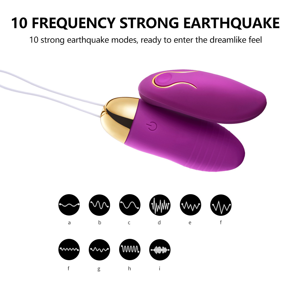 HW Colorful dance spirit vibration jump egg wireless remote control frequency conversion G-point stimulation vibration masturbator female fun Masturbator - image 5