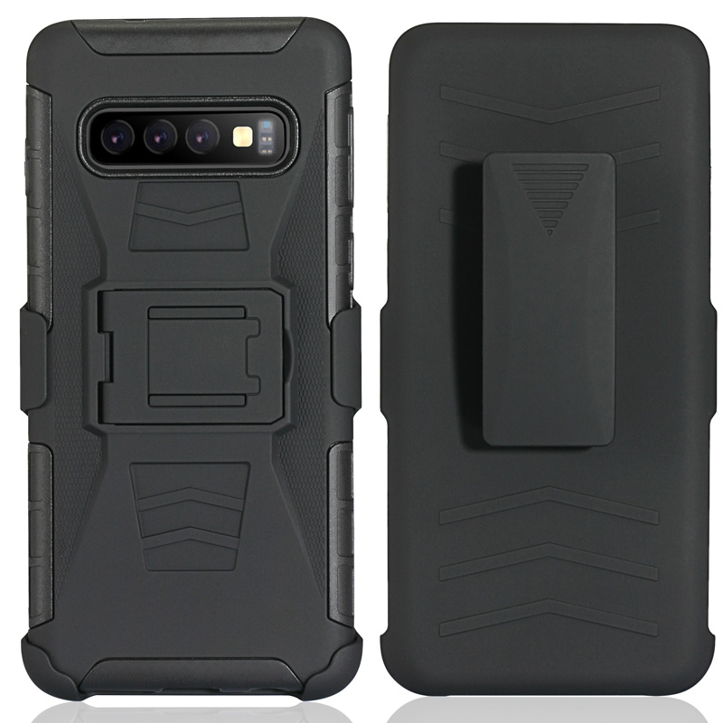 Armor Shockproof Belt Clip Back Cover For Samsung Galaxy S8 S9 S10 S20 Uitra For iPhone 11 / 11 Pro