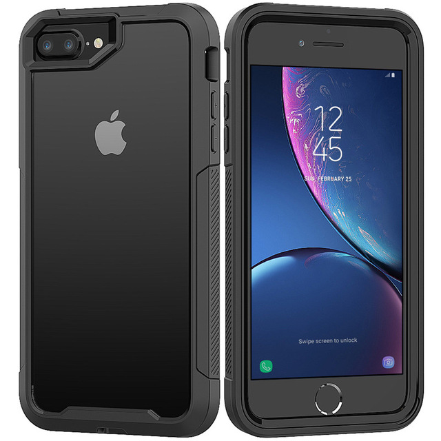 Ultra Thin Armored Anti Shock Clear Phone Back Cover For iPhone 12 Pro Max XS Max XR X 8 7 6 11 Pro