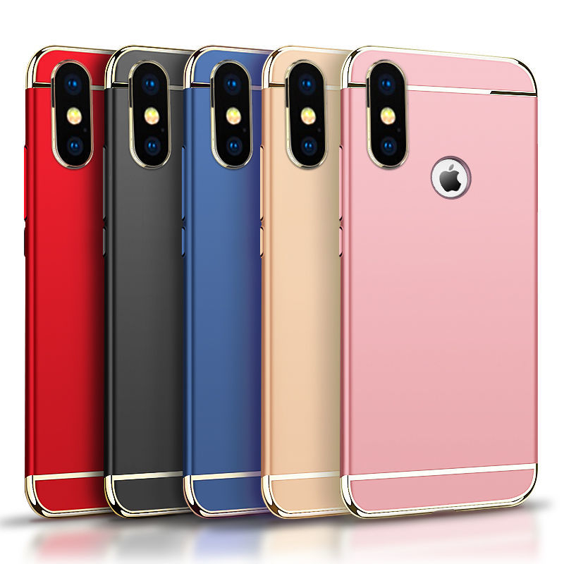 Electroplating Fitted Frosted Hard Shell Anti-knock Cover for iPhone 12 12 Pro Max 12 Mini XS Max XR