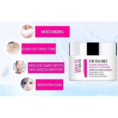 DR.RASHEL Spots removal night cream Nourish Reparing Face Moisturizer Even Skin Whitening Cream 50g