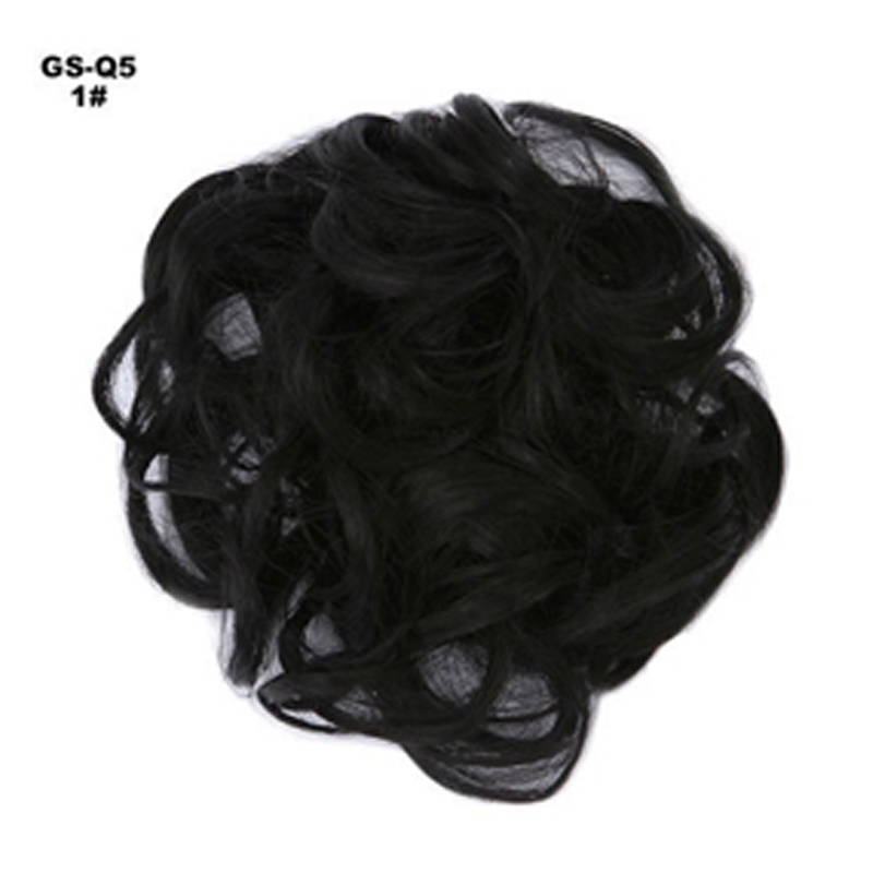 BL Messy Wigs Maruko hair bag Curly Hair With Rubber Bands Multiple colors Women Wigs 1Pc/Set