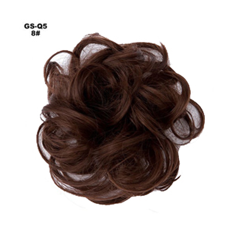 BL Messy Wigs Maruko hair bag Curly Hair With Rubber Bands Multiple colors Women Wigs 1Pc/Set