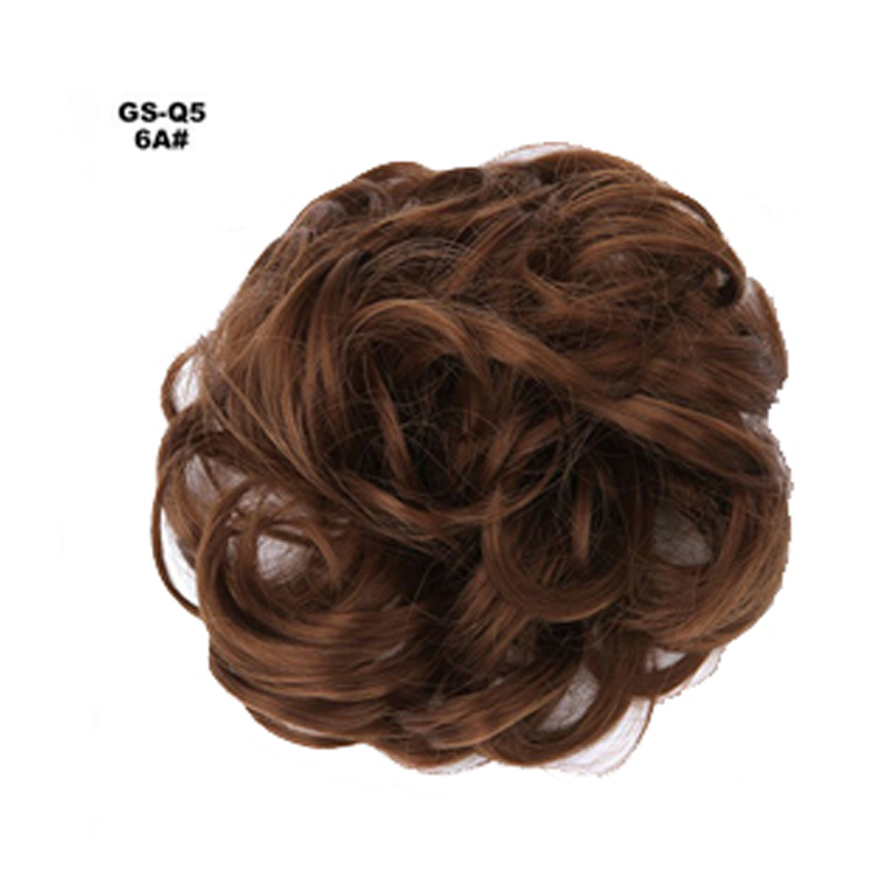 BL Messy Wigs Maruko hair bag Curly Hair With Rubber Bands Multiple colors Women Wigs 1Pc/Set