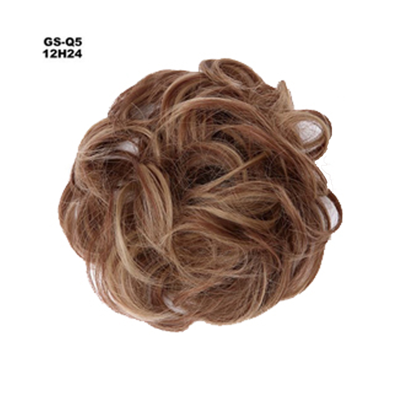 BL Messy Wigs Maruko hair bag Curly Hair With Rubber Bands Multiple colors Women Wigs 1Pc/Set