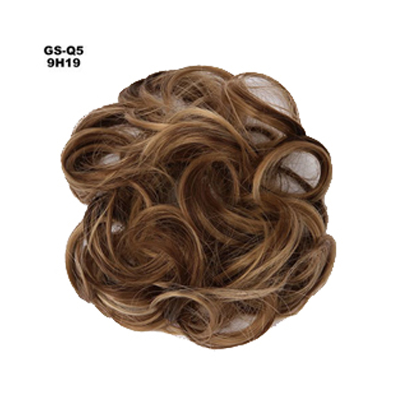 BL Messy Wigs Maruko hair bag Curly Hair With Rubber Bands Multiple colors Women Wigs 1Pc/Set