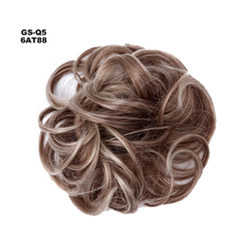 BL Messy Wigs Maruko hair bag Curly Hair With Rubber Bands Multiple colors Women Wigs 1Pc/Set