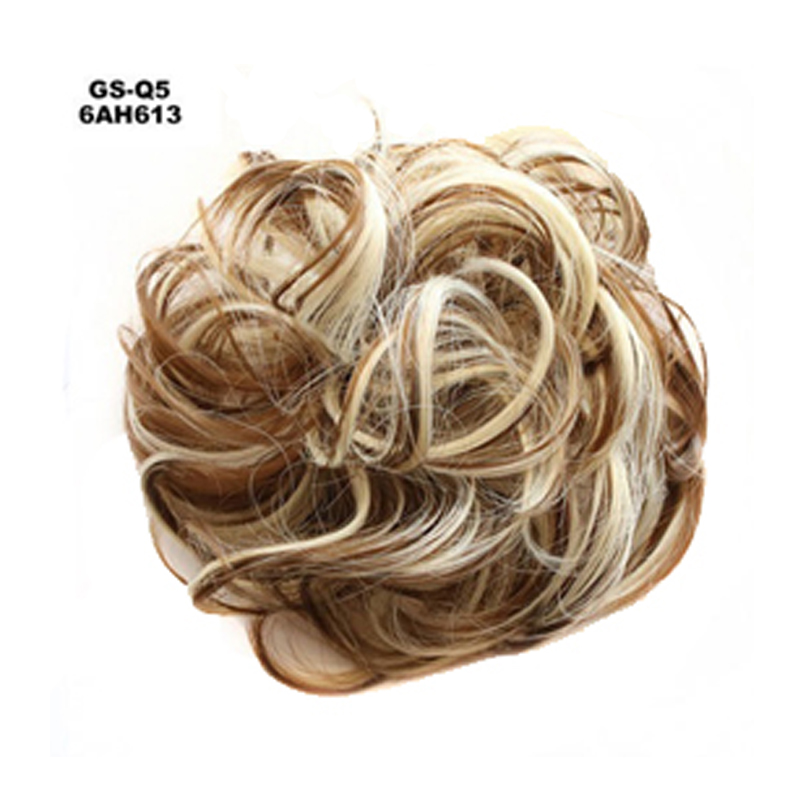 BL Messy Wigs Maruko hair bag Curly Hair With Rubber Bands Multiple colors Women Wigs 1Pc/Set