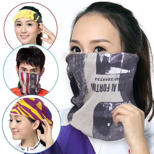 BL Outdoor Biking Multi-Functional Sun Protection Man &amp; Women Scarf Mask Hair Hoop Wrist Pirate Hat