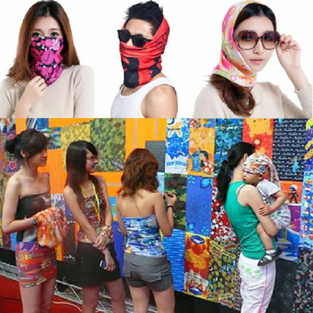 BL Outdoor Biking Multi-Functional Sun Protection Man &amp; Women Scarf Mask Hair Hoop Wrist Pirate Hat