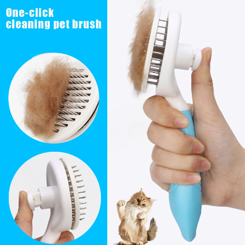 BL Dog Brush Cat Brush Pet Brushes Pet Comb Pet Hair Remover Brush Pet Grooming Tool Cleaning Brush
