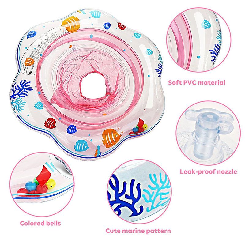 BL Inflatable Baby Safety Seat Float Security Swimming Ring Pelampung Kids Children Float Water Seat