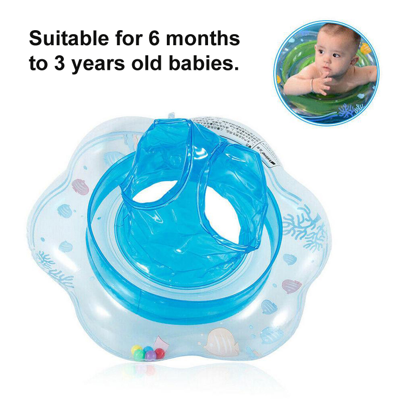 BL Inflatable Baby Safety Seat Float Security Swimming Ring Pelampung Kids Children Float Water Seat