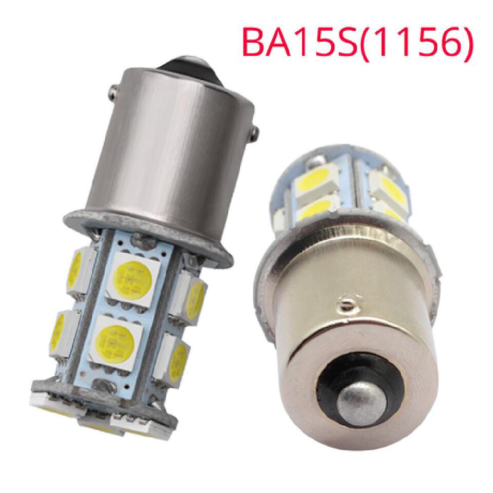 2Pcs 1156 P21W BA15S Auto LED Bulb White 12V Car Reverse Back Light T15 W16W Turn Signal Lamp