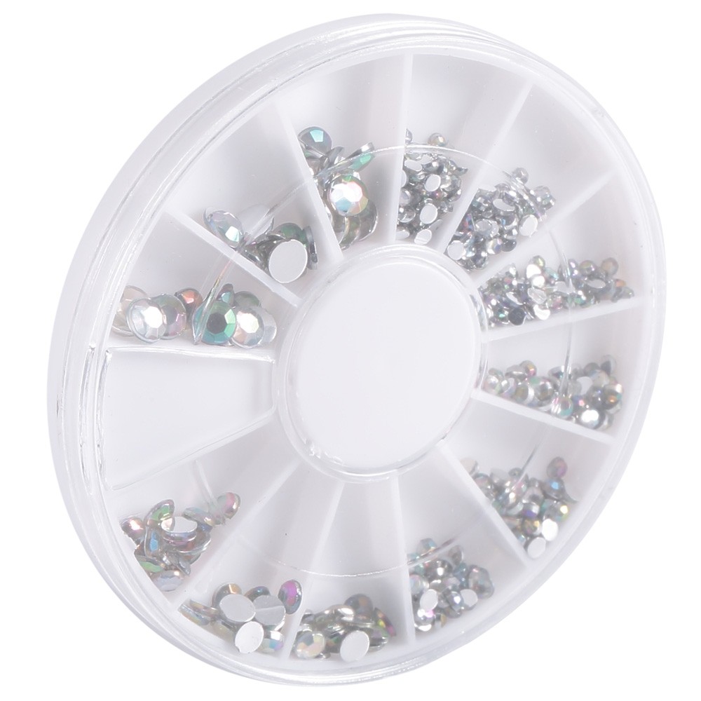 Crystal Glitter Rhinestone 3D Nail Art Decoration view 3