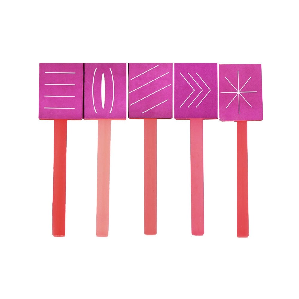 5pcs Magnetic Magnet Rod Stick Board with Arrow Pattern for Magical Nail Art Polish