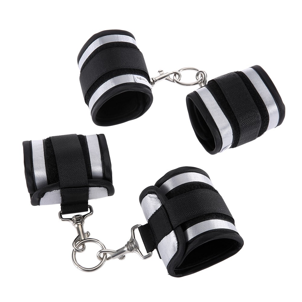 ROOMFUN 5 in 1 Bedroom Restraint Kit Cuffs Whip SM Product for Adult view 4