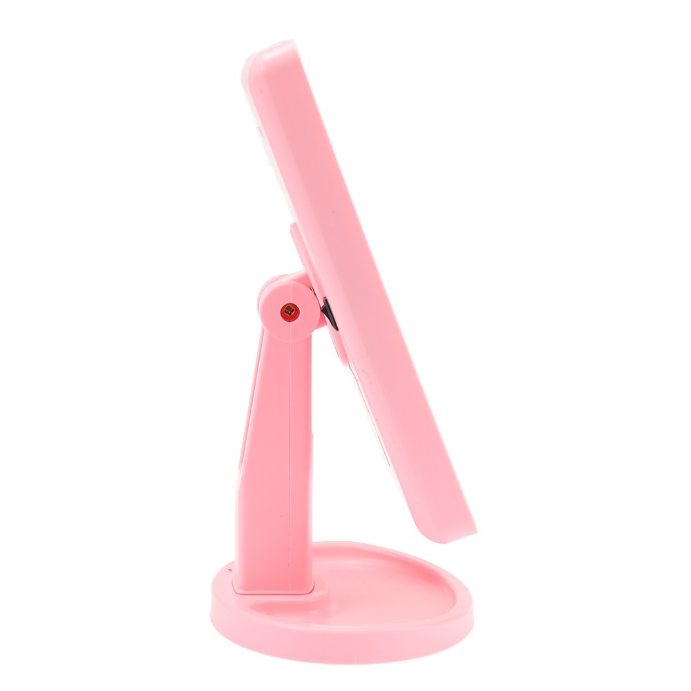 Touch Screen LED Desktop Makeup Mirror with Round Base Plate