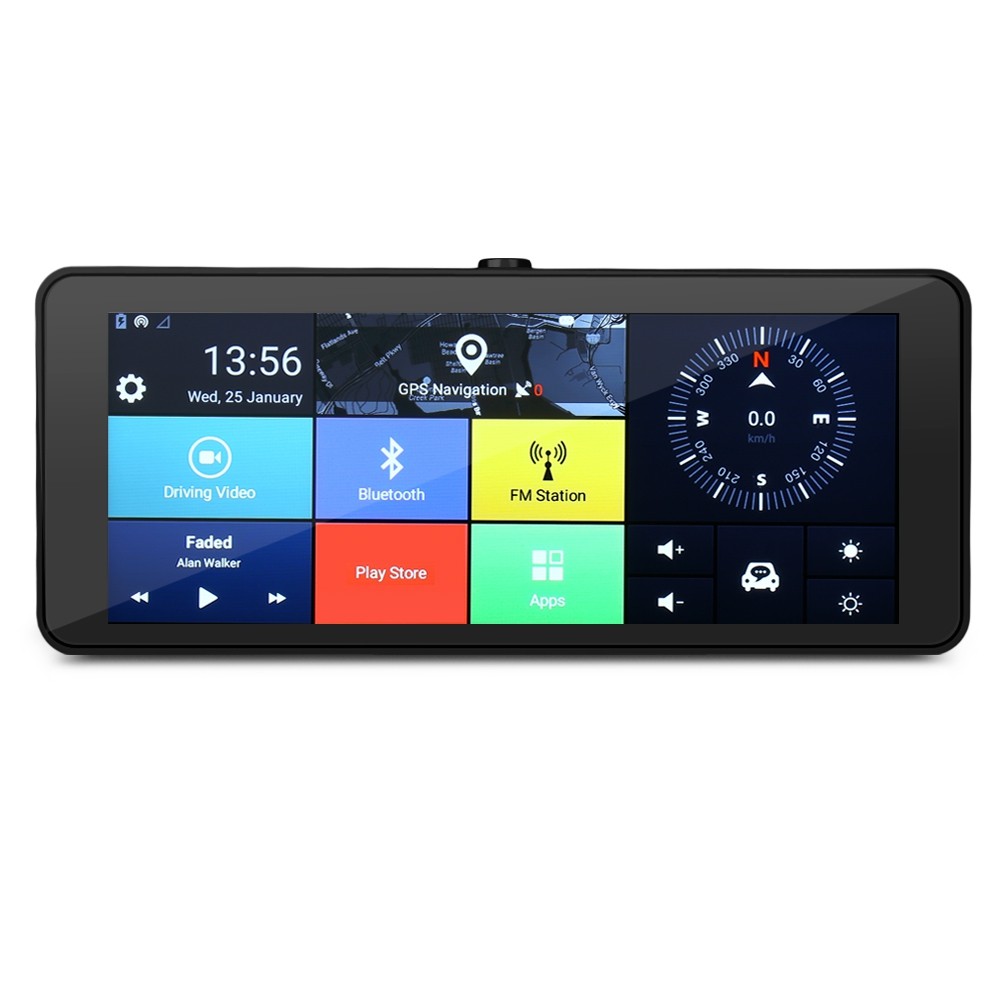 ZEEPIN 682 4G Rearview Mirror Dash Cam Android WiFi GPS ADAS Bluetooth Hands-free Car Driving Recorder