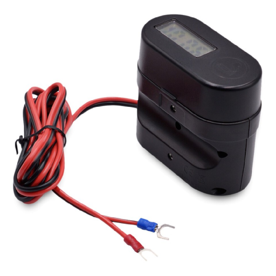 CS - 682A1 Motorcycle Cigarette Lighter USB Charger with Voltmeter Time Display