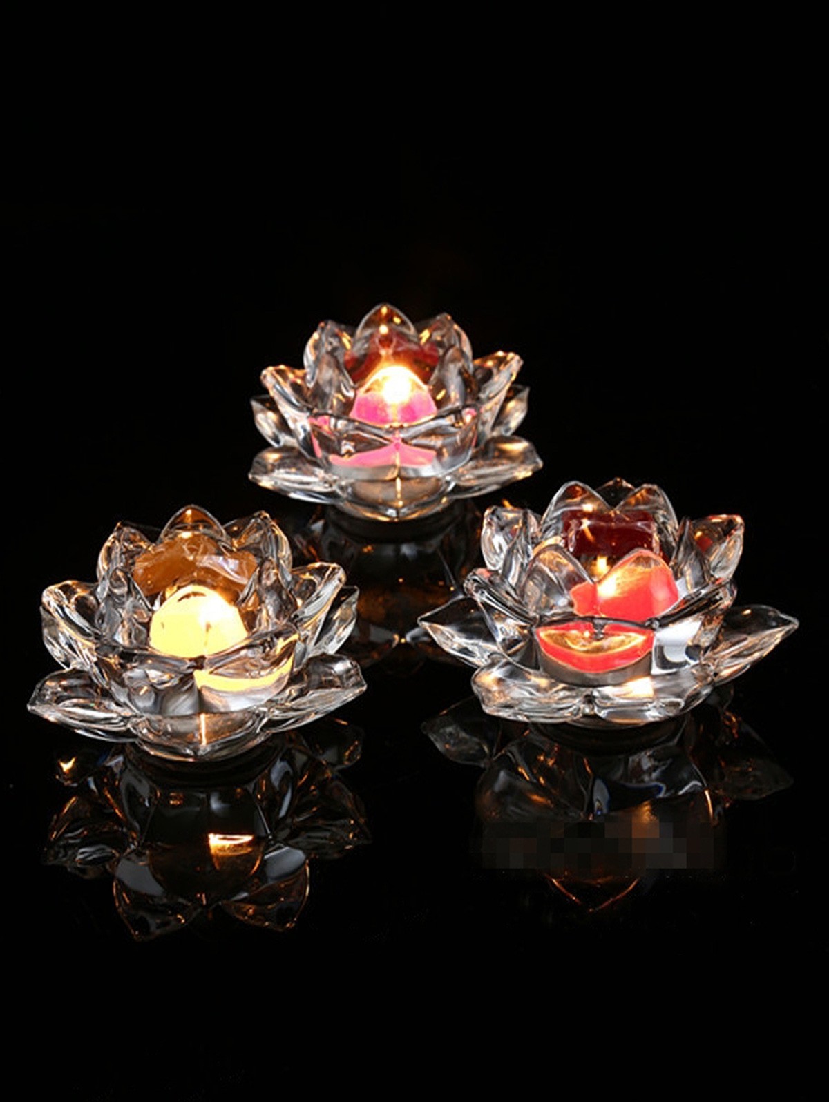 1PC Lotus Flower Shaped Candle Holder