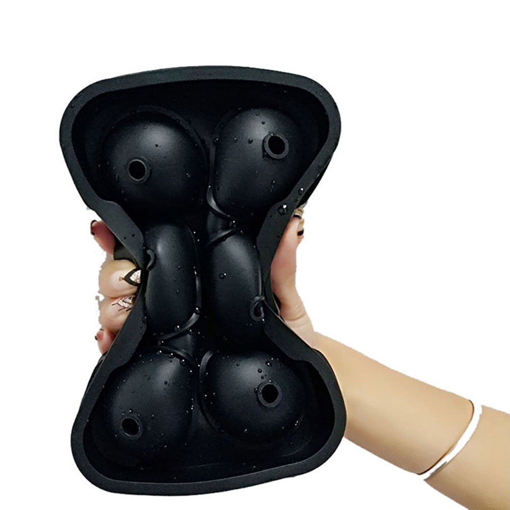 Round Ice Ball Maker Sphere Tray Silicone Mold Cube Cocktails Whiskey